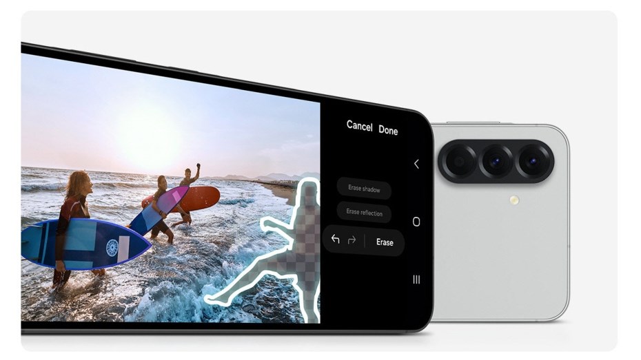 Samsung Galaxy A56 5G mazání objektů